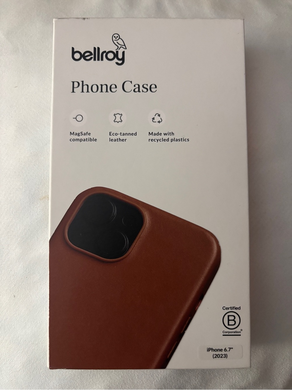 Bellroy Phone Case in Chestnut Brown - MagSafe Compatible